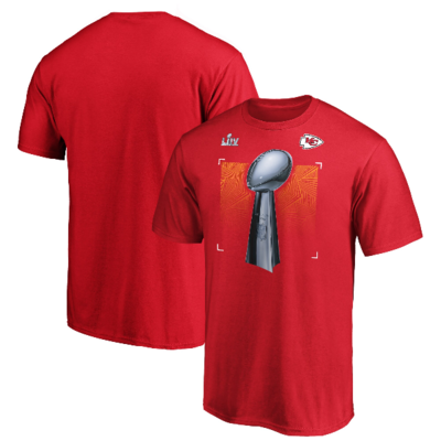 Kansas City Chiefs Men’s Super Bowl Champions Trophy T-Shirt