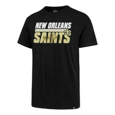 New Orleans Saints Men’s 47 Jet Black Super Rival T-Shirt