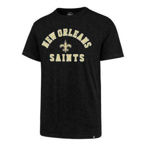 New Orleans Saints Men’s 47 Arch Black Super Rival  T-Shirt