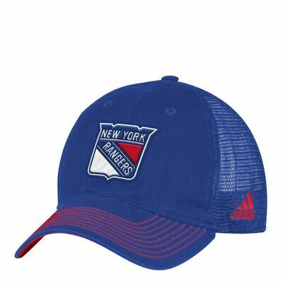 New York Rangers Men’s Adidas Mesh Back Slouch Fitted Hat