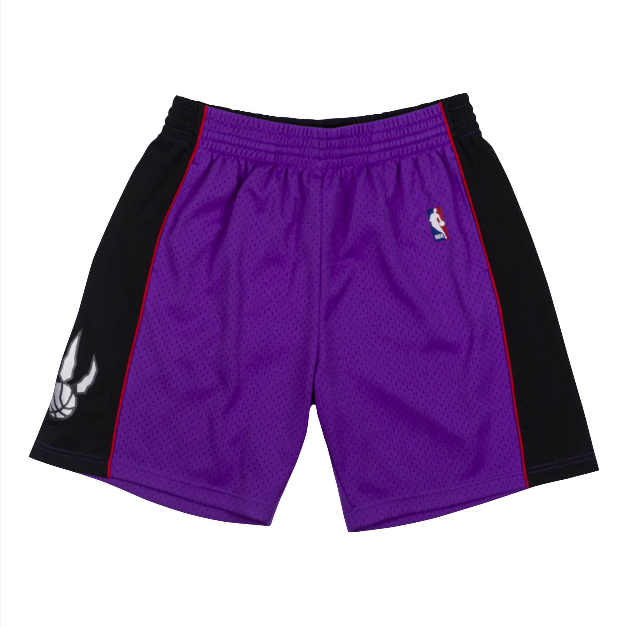 Toronto Raptors 1989-99 Men's Purple Mitchell & Ness Swingman Shorts