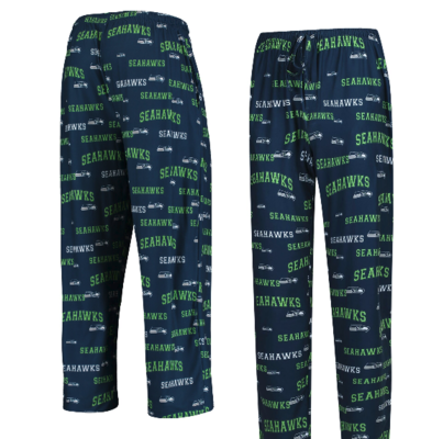 Seattle Seahawks Men's Concepts Sport Fairway Knit Pajama Pants