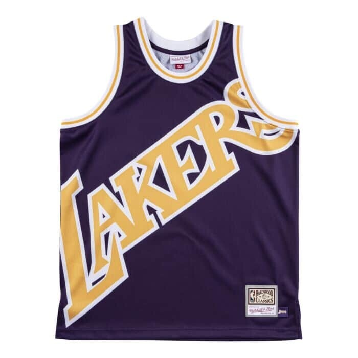 Los Angeles Lakers Men’s Mitchell & Ness Hardwood Classics Big Face Tank Jersey Tank Top