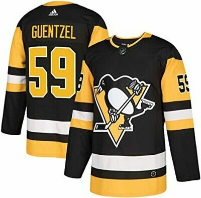 Pittsburgh Penguins Jake Guentzel Black Men's Adidas Authentic Player Jersey