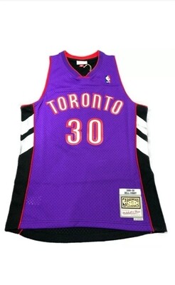 Toronto Raptors Dell Curry 1999-00 Purple Mitchell & Ness Men’s Swingman Jersey
