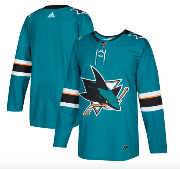 San Jose Sharks Home Men's Adidas Authentic Pro Jersey