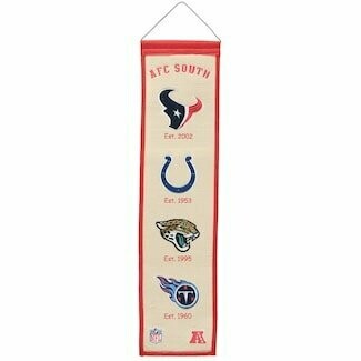 AFC South 8" x 32" Heritage Banner