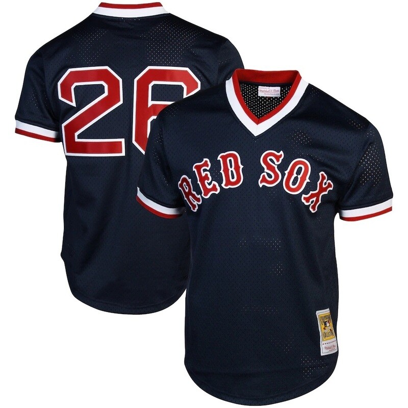 Boston Red Sox Wade Boggs 1992 Men's Blue Mitchell & Ness Mesh Jersey