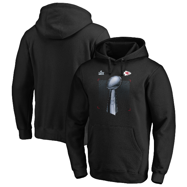 Kansas City Chiefs Super Bowl LIV Black Hoodie