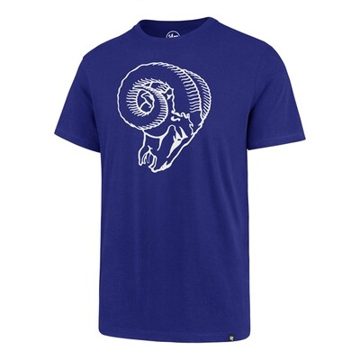 Los Angeles Rams Men’s 47 Brand OTS Legacy Royal Rival T-Shirt