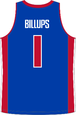 Detroit Pistons Chauncey Billups Blue Swingman Jersey