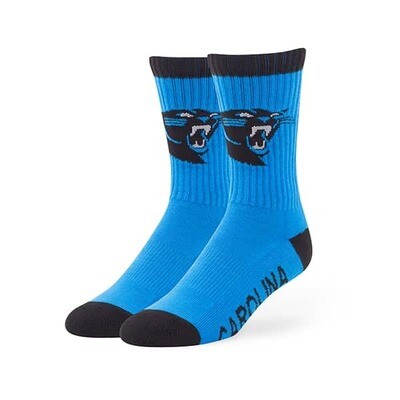 Carolina Panthers 47 Brand Bolt Socks