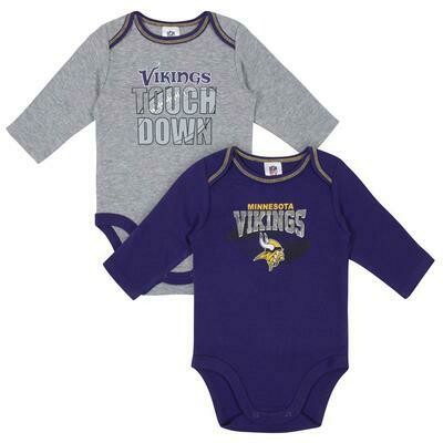 Minnesota Vikings Gerber Baby 2 pc. Long Sleeve Onesie Set