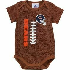 Chicago Bears Gerber Baby Short Sleeve Football Onesie