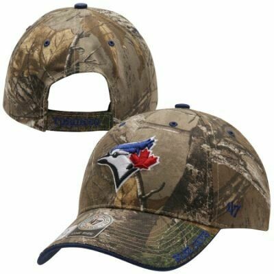 Toronto Blue Jays Men’s 47 Brand One Size Realtree Camo Hat