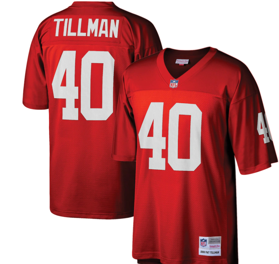 Arizona Cardinals Pat Tillman 2000 Red Men's Mitchell & Ness Legacy Jersey