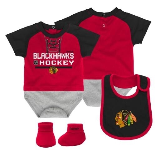 Chicago Blackhawks Gerber Baby Onesie Set