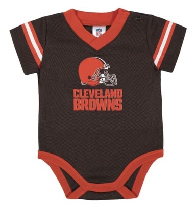 Cleveland Browns Gerber Baby Boys Short Sleeve Jersey Bodysuit