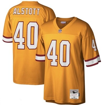 Tampa Bay Buccaneers Mike Alstott 1996 Creamsicle Men's Mitchell & Ness Legacy Jersey