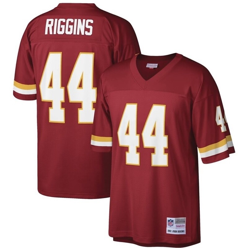 Washington Redskins John Riggins 1982 Burgundy Mitchell & Ness Men's Legacy Jersey