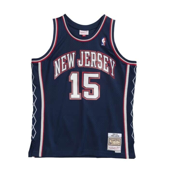 New Jersey Nets Vince Carter 2006-07 Navy Blue Mitchell & Ness Men’s Swingman Jersey