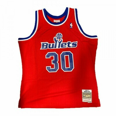 Washington Bullets Bernard King 1990-91 Red Mitchell & Ness Men's Swingman Jersey