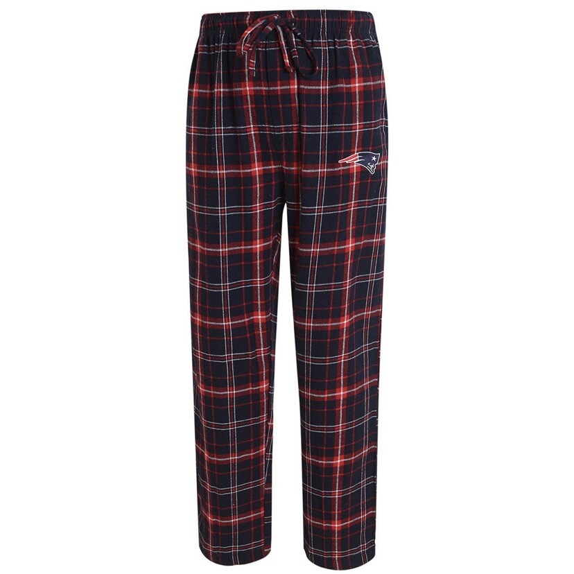 New England Patriots Men's Concepts Sport Homestretch Flannel Pajama Pants