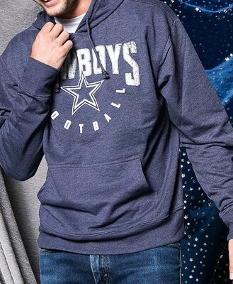 Dallas Cowboys Men’s Navy Fleece Pullover Hoodie