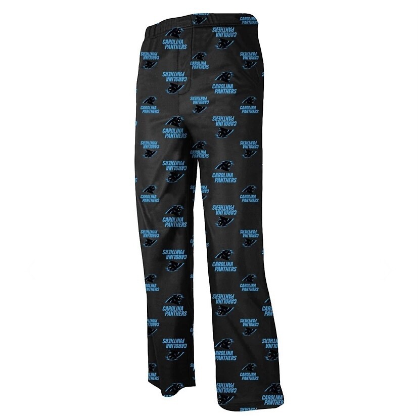 Carolina Panthers Kids NFL All Over Print Pajama Pants