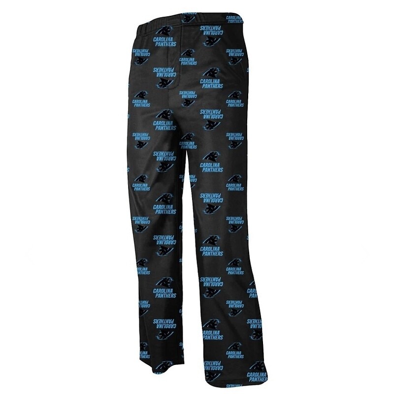 Carolina Panthers Kids NFL All Over Print Pajama Pants