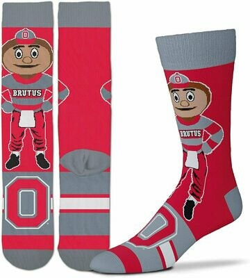 Ohio State Buckeyes Men’s Brutus Socks Ohio State Buckeyes Men’s Brutus Socks