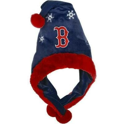 Boston Red Sox Christmas Dangle Santa Hat