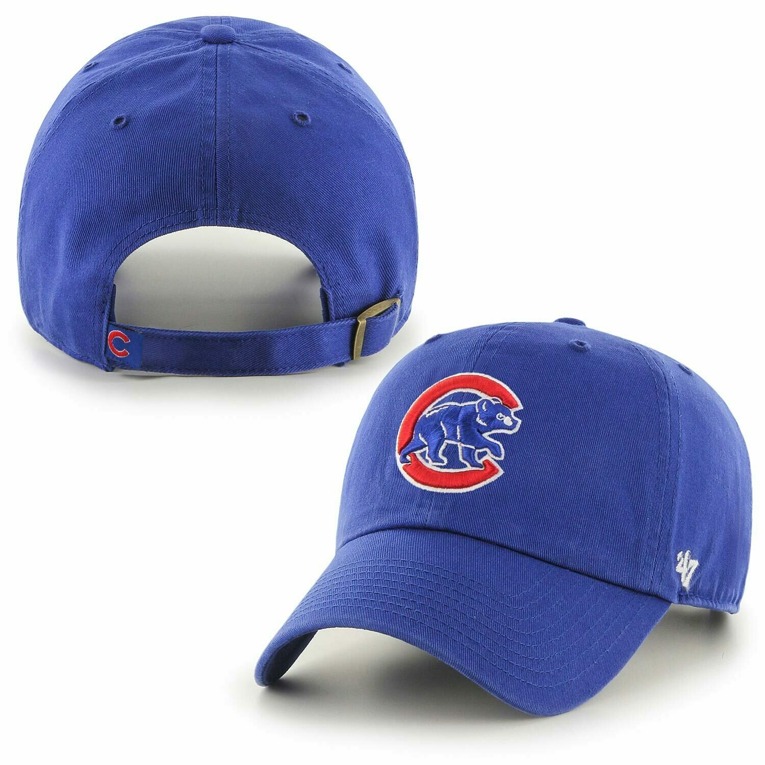 Chicago Cubs Men’s 47 Brand Clean Up Adjustable Hat