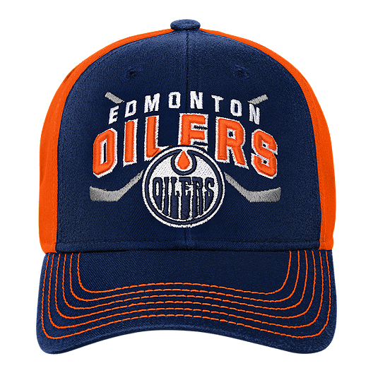 Edmonton Oilers Nhl Youth Structured Adjustable Hat
