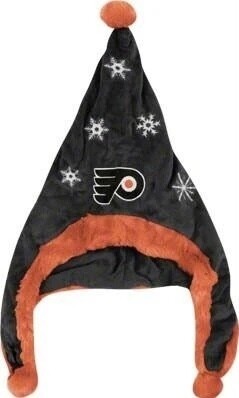 Philadelphia Flyers Christmas Dangle Santa Hat