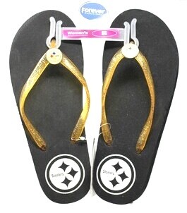 Pittsburgh Steelers Women’s Flip Flops