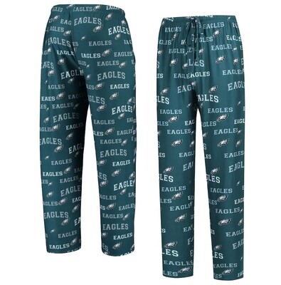 Philadelphia Eagles Men's Concepts Sport Fairway All Over Print Pajama Pants