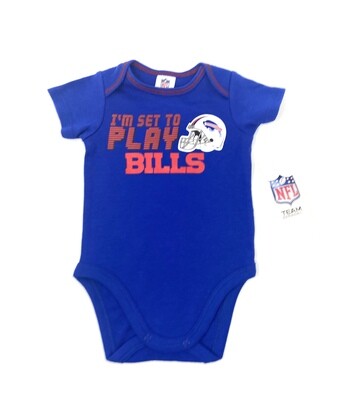 Buffalo Bills Gerber Baby Short Sleeve Onesie