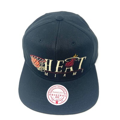 Miami Heat Men’s Mitchell & Ness Snapback Hat
