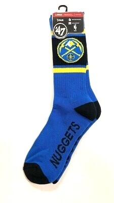 Denver Nuggets Adult 47 Brand Socks