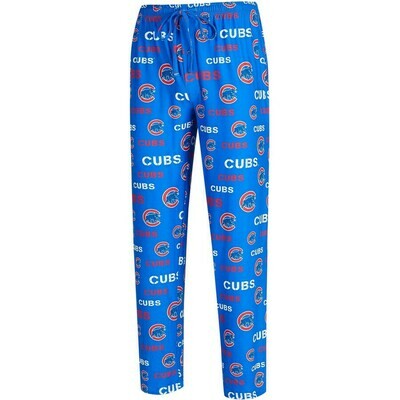 Chicago Cubs Men's Concepts Sport Midfield All Over Print Pajama Pants