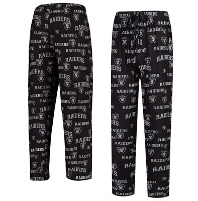 Las Vegas Raiders Men's Concepts Sport Fairway Knit Pajama Pants