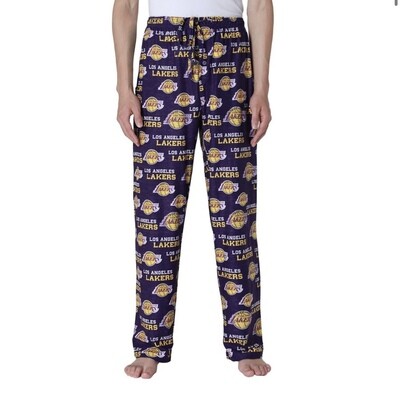 Los Angeles Lakers Men's Concepts Sport Zest All Over Print Pajama Pants