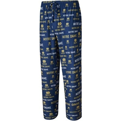Notre Dame Fighting Irish Men's Concepts Sport Midfield Knit Pajama Pants