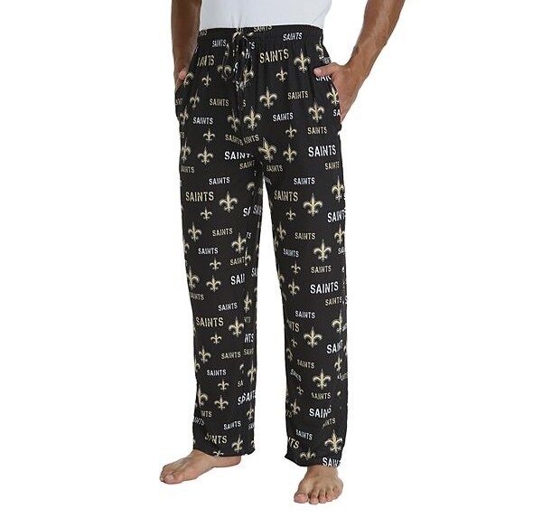 New Orleans Saints Men's Concepts Sport Midfield Pajama Pants