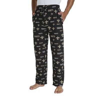 New Orleans Saints Men's Concepts Sport Midfield Knit Pajama Pants