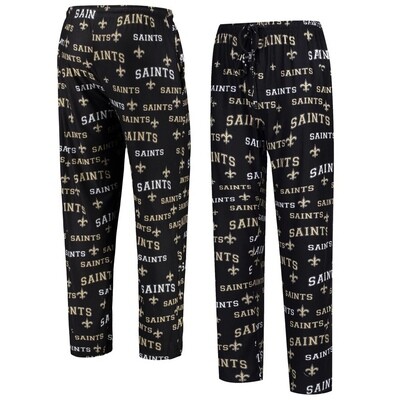 New Orleans Saints Men's Concepts Sport Fairway Knit Pajama Pants