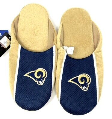 los angeles rams men's slippers