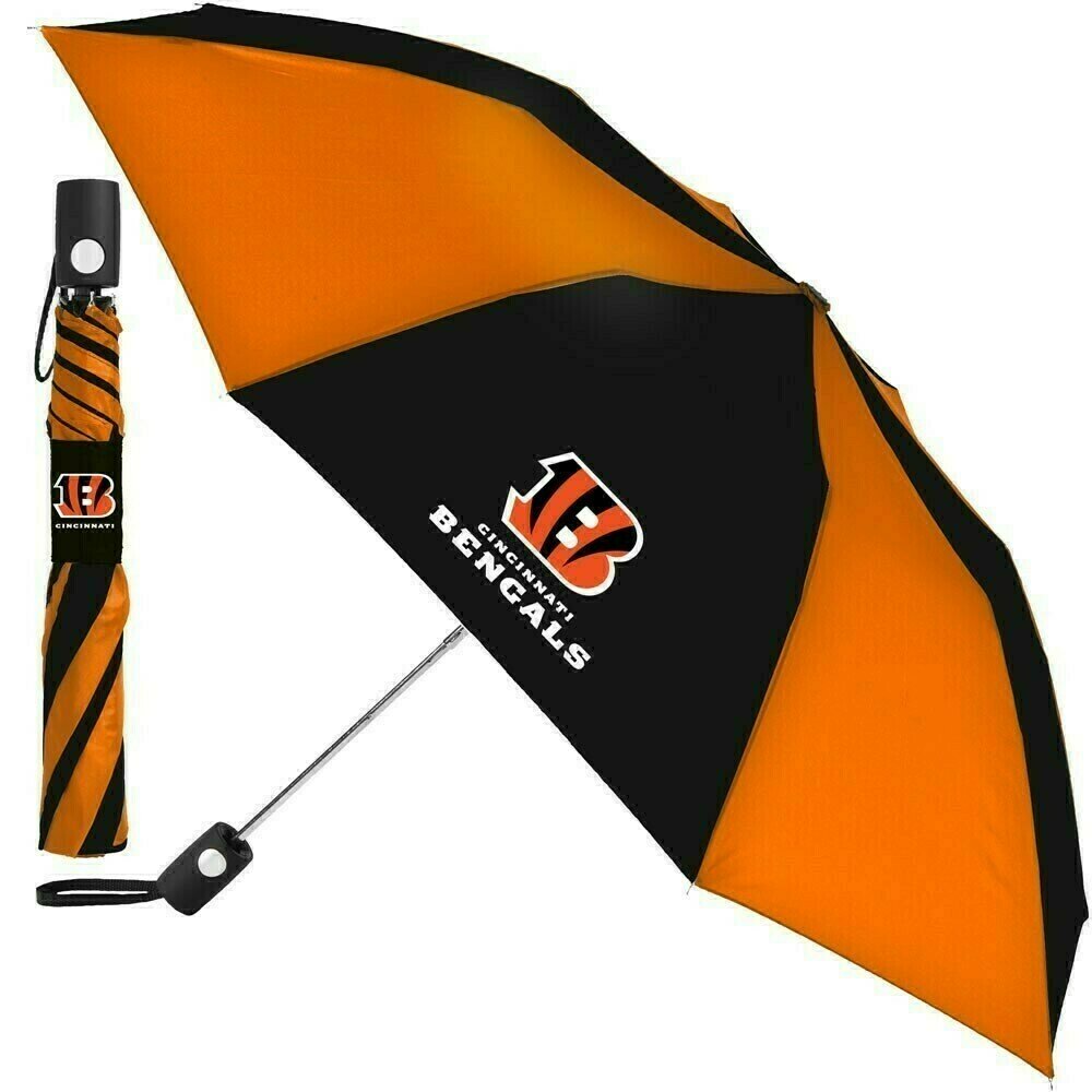 Cincinnati Bengals 42" Auto Folding Umbrella