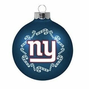 New York Giants Team Glass Ball Ornament